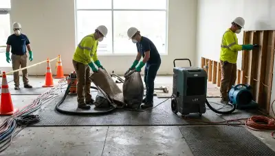 Flood damage cleanup crew in Honolulu, HI restoring water-damaged home after heavy rain