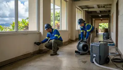 Water damage restoration team in Honolulu, HI serving homes and businesses