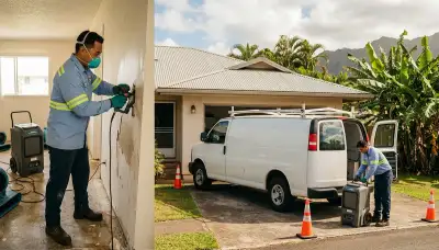 Honolulu, HI water damage restoration service for homes and businesses