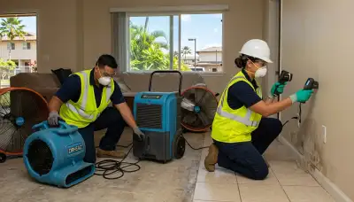 Water damage restoration team serving Honolulu, HI with professional cleanup and repair services