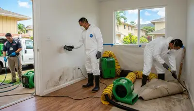 Honolulu, HI water damage restoration team providing fast home and business cleanup services