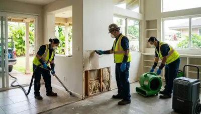 Honolulu, HI water damage restoration team serving homes and businesses