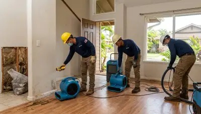 Water damage restoration team serving Honolulu, HI with professional cleanup and repair services