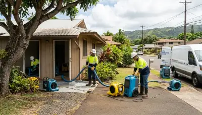 Water damage restoration team serving Honolulu, HI for fast cleanup and repair